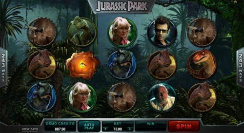 free jurassic park mobile casino