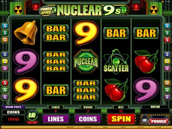 Power Spins – Nuclear 9’s Video Slot